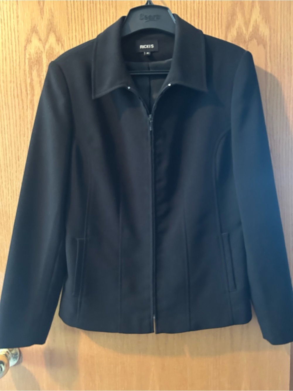 Ricki's Black Zip-Front Blazer Jacket
